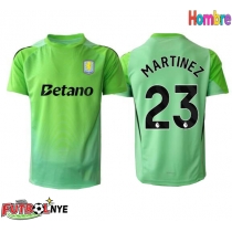 Camiseta Aston Villa Emiliano Martinez #23 Portero Visitante Equipación 2025-26 manga corta